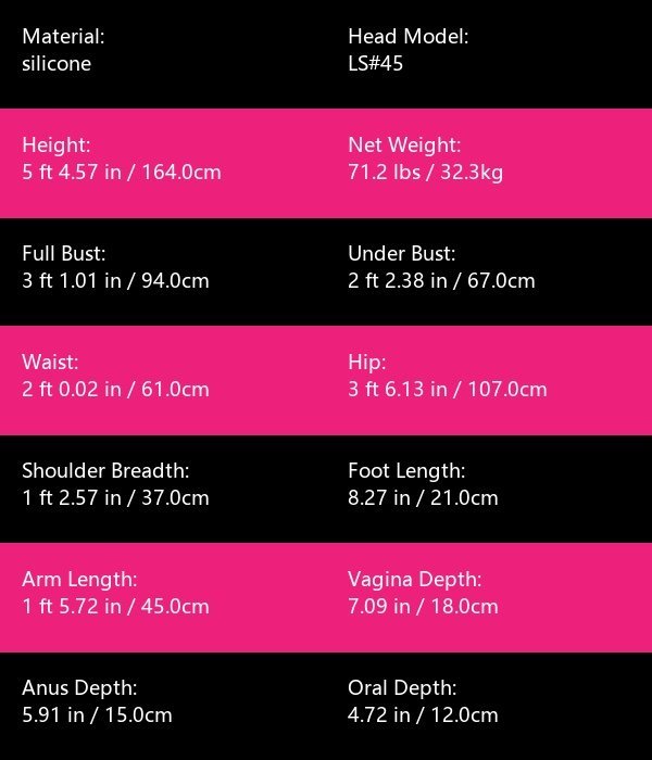 AK3-164 with LS45 Halloween,skin tone light to dark silicone
