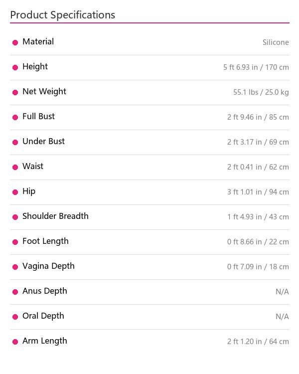 Specifications