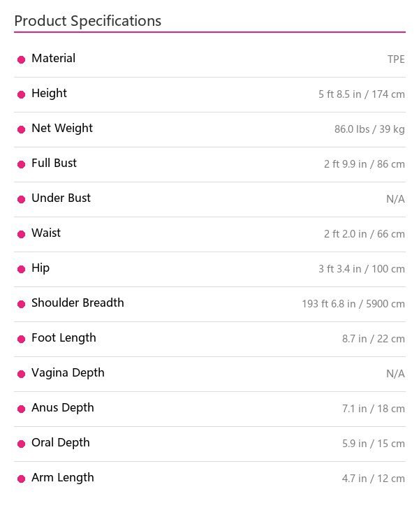 Specifications