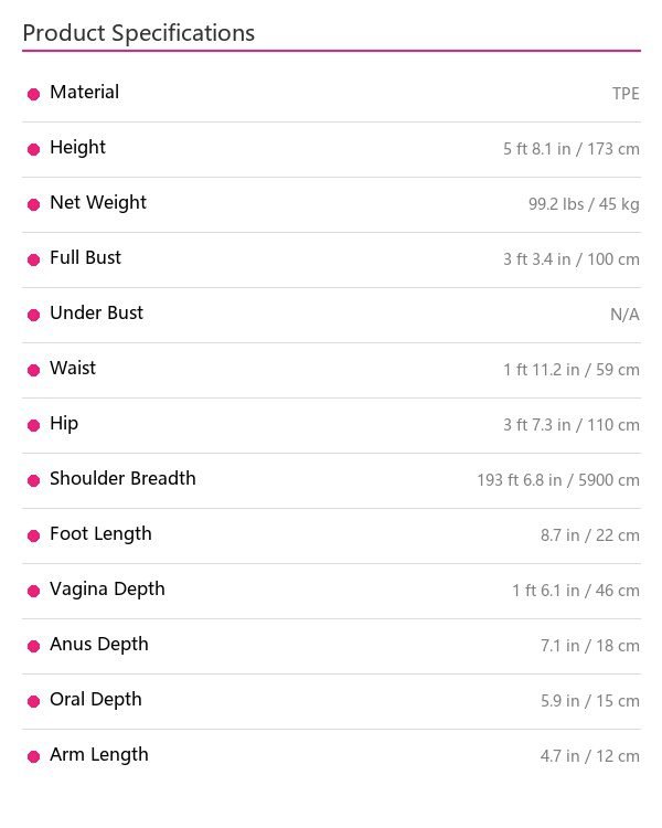 Specifications