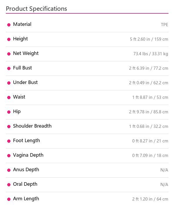 Specifications