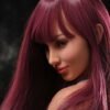 EU NO.73 149cm Standing with Brown Center-Parted Curly Hair EU in stock