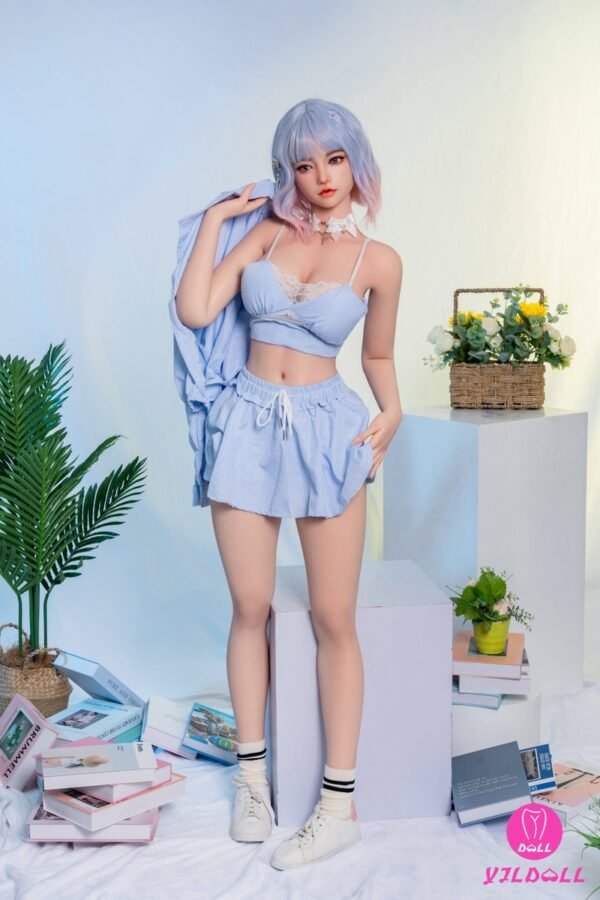 YJL 159cm (5'2.6") D-Cup Cara Full Silicone Slim Realistic Sex Doll (Head 180)