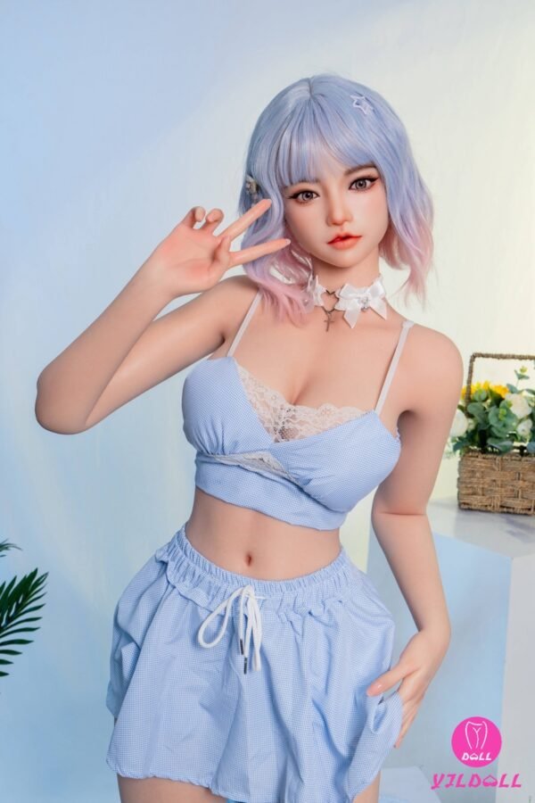 YJL 159cm (5'2.6") D-Cup Cara Full Silicone Slim Realistic Sex Doll (Head 180)