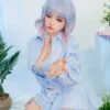 YJL 159cm (5'2.6") D-Cup Cara Full Silicone Slim Realistic Sex Doll (Head 180)