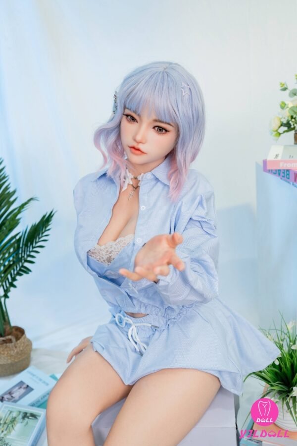 YJL 159cm (5'2.6") D-Cup Cara Full Silicone Slim Realistic Sex Doll (Head 180)