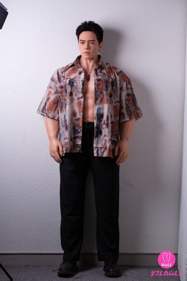 YJL 175cm (5'8.9") Bust 120 cm Adam Silicone PRO Male Realistic Sex Doll (Head MD027)