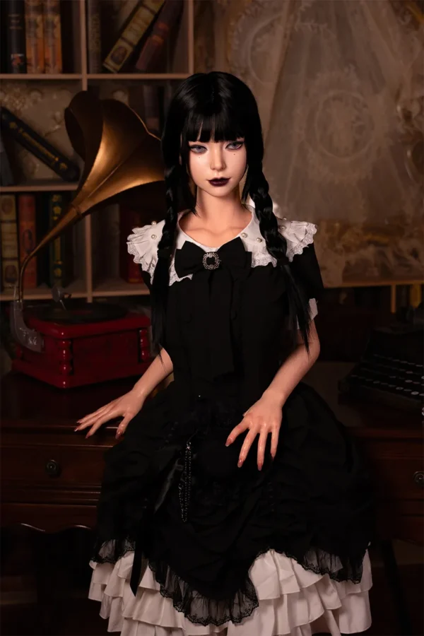 Stella Dolls Raven Gothic 148cm (4'10.27") 73.00cm Bust Silicone Sex Doll (SD06)